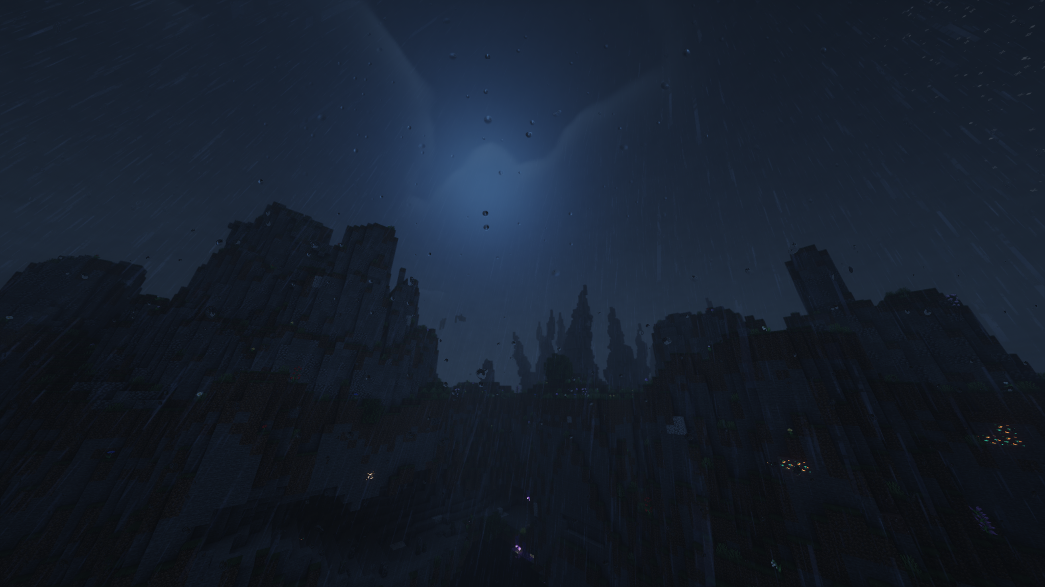 Rainy Embercraft Landscape